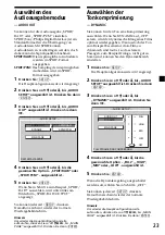 Preview for 57 page of Sony MV-101 - Mobile Dvd Operating Instructions Manual