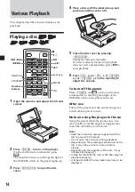 Preview for 14 page of Sony MV-650STR Operating Instructions Manual