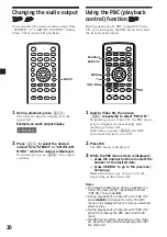 Preview for 20 page of Sony MV-65ST - Dream Station Operating Instructions Manual