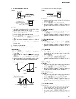 Предварительный просмотр 17 страницы Sony MV-700HR Service Manual