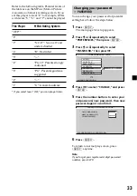 Preview for 33 page of Sony MV-900SDS - Dream System 3 Operating Instructions Manual