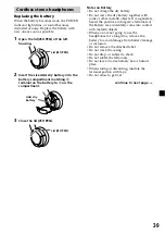 Предварительный просмотр 39 страницы Sony MV-900SDS - Dream System 3 Operating Instructions Manual