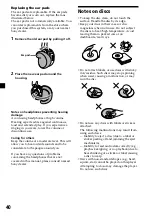 Предварительный просмотр 40 страницы Sony MV-900SDS - Dream System 3 Operating Instructions Manual