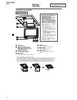 Предварительный просмотр 4 страницы Sony MV7101DS - Mobile DVD Dream System Service Manual