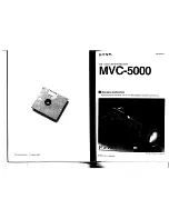 Preview for 1 page of Sony MVC-5000 Operating Instructions Manual