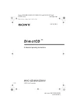 Sony MVC-CD200 Software Operating Instructions preview