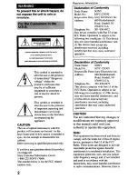 Предварительный просмотр 2 страницы Sony MVC-CD2OO Operating Instructions Manual