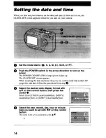 Предварительный просмотр 14 страницы Sony MVC-CD2OO Operating Instructions Manual