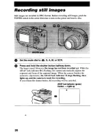 Предварительный просмотр 20 страницы Sony MVC-CD2OO Operating Instructions Manual