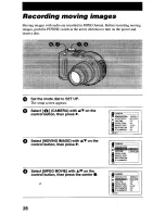 Предварительный просмотр 26 страницы Sony MVC-CD2OO Operating Instructions Manual