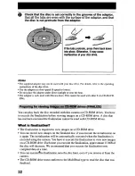 Предварительный просмотр 32 страницы Sony MVC-CD2OO Operating Instructions Manual