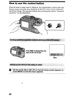 Предварительный просмотр 46 страницы Sony MVC-CD2OO Operating Instructions Manual