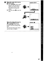 Предварительный просмотр 47 страницы Sony MVC-CD2OO Operating Instructions Manual