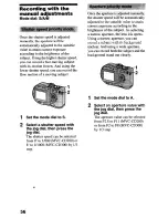 Предварительный просмотр 56 страницы Sony MVC-CD2OO Operating Instructions Manual