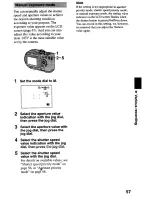 Предварительный просмотр 57 страницы Sony MVC-CD2OO Operating Instructions Manual