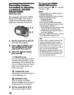 Предварительный просмотр 58 страницы Sony MVC-CD2OO Operating Instructions Manual