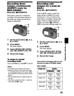 Предварительный просмотр 59 страницы Sony MVC-CD2OO Operating Instructions Manual