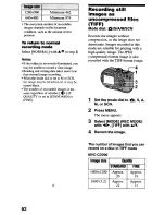 Предварительный просмотр 62 страницы Sony MVC-CD2OO Operating Instructions Manual