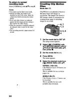 Предварительный просмотр 64 страницы Sony MVC-CD2OO Operating Instructions Manual