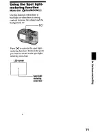 Предварительный просмотр 72 страницы Sony MVC-CD2OO Operating Instructions Manual