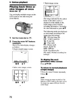 Предварительный просмотр 73 страницы Sony MVC-CD2OO Operating Instructions Manual