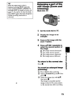 Предварительный просмотр 75 страницы Sony MVC-CD2OO Operating Instructions Manual