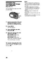 Предварительный просмотр 82 страницы Sony MVC-CD2OO Operating Instructions Manual