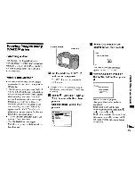 Preview for 75 page of Sony MVC-CD350 - Digital Still Camera Mavica Cd Recordable Operating Instructions Manual