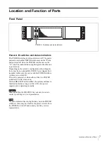 Предварительный просмотр 7 страницы Sony MVE-8000A Operation Manual