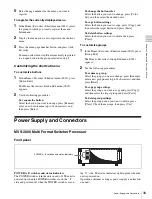 Preview for 39 page of Sony MVS-3000 System User Manual