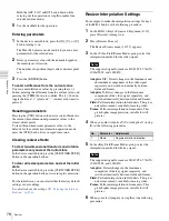 Preview for 78 page of Sony MVS-3000 System User Manual