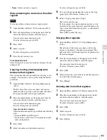 Preview for 165 page of Sony MVS-3000 System User Manual