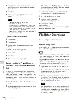 Preview for 206 page of Sony MVS-3000 System User Manual