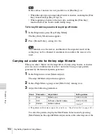 Preview for 164 page of Sony MVS-6000 User Manual