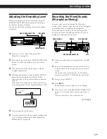 Предварительный просмотр 30 страницы Sony MXD-D1 Operating Instructions Manual