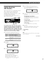 Предварительный просмотр 38 страницы Sony MXD-D1 Operating Instructions Manual