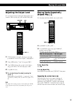 Preview for 13 page of Sony MXD-D3 Operating Instructions Manual