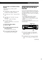 Preview for 37 page of Sony MXD-D4 Operating Instructions Manual