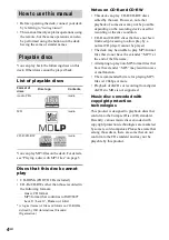 Preview for 4 page of Sony MXD-D400 Operating Instructions  (primary manual) Operating Instructions Manual