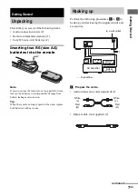 Preview for 7 page of Sony MXD-D400 Operating Instructions  (primary manual) Operating Instructions Manual