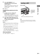 Preview for 11 page of Sony MXD-D400 Operating Instructions  (primary manual) Operating Instructions Manual