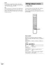 Preview for 16 page of Sony MXD-D400 Operating Instructions  (primary manual) Operating Instructions Manual