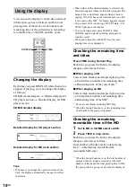 Preview for 18 page of Sony MXD-D400 Operating Instructions  (primary manual) Operating Instructions Manual