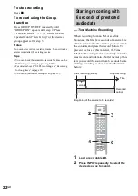 Preview for 22 page of Sony MXD-D400 Operating Instructions  (primary manual) Operating Instructions Manual