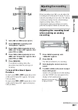 Preview for 25 page of Sony MXD-D400 Operating Instructions  (primary manual) Operating Instructions Manual