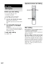 Preview for 30 page of Sony MXD-D400 Operating Instructions  (primary manual) Operating Instructions Manual