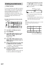 Preview for 40 page of Sony MXD-D400 Operating Instructions  (primary manual) Operating Instructions Manual