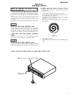 Предварительный просмотр 7 страницы Sony MXD-D400 Operating Instructions  (primary manual) Service Manual