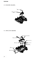 Предварительный просмотр 22 страницы Sony MXD-D400 Operating Instructions  (primary manual) Service Manual