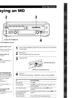 Preview for 7 page of Sony MXD-D5C Operating Instructions Manual